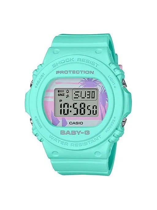 Часы CASIO Baby-G 'Green' — изображение 1 из 8, оттенок зеленый