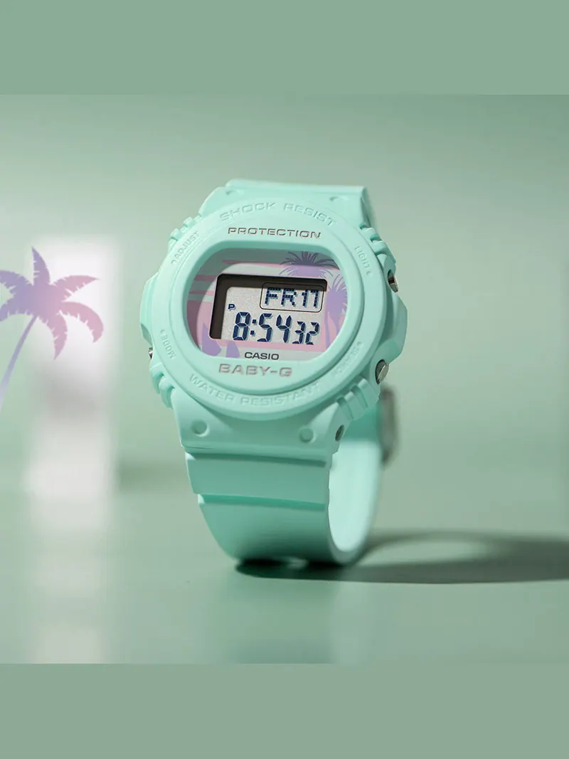 Часы CASIO Baby-G 'Green' — изображение 6 из 8, оттенок зеленый