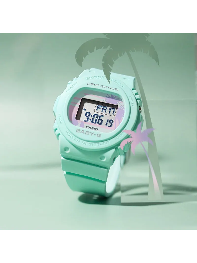 Часы CASIO Baby-G 'Green' — изображение 7 из 8, оттенок зеленый