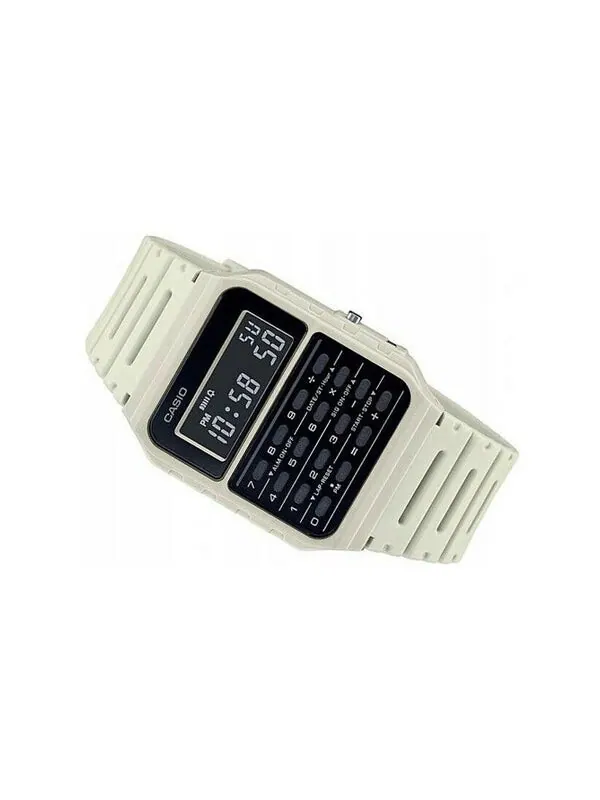 Часы CASIO Unisex YOUTH Calculator Multi-function Waterproof Unisex Mens White Digital — изображение 3 из 4, оттенок белый