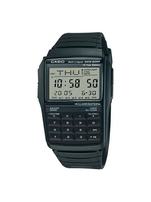 Часы CASIO Quartz Waterproof Sports Mens Black Digital — изображение 1 из 3, оттенок черный