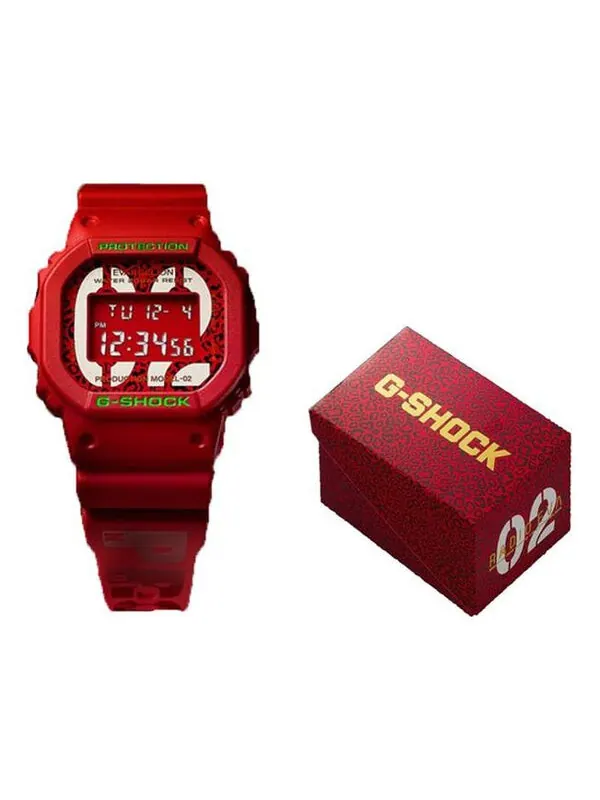 Часы CASIO G-Shock Square 'Red' — изображение 1 из 4, оттенок красный