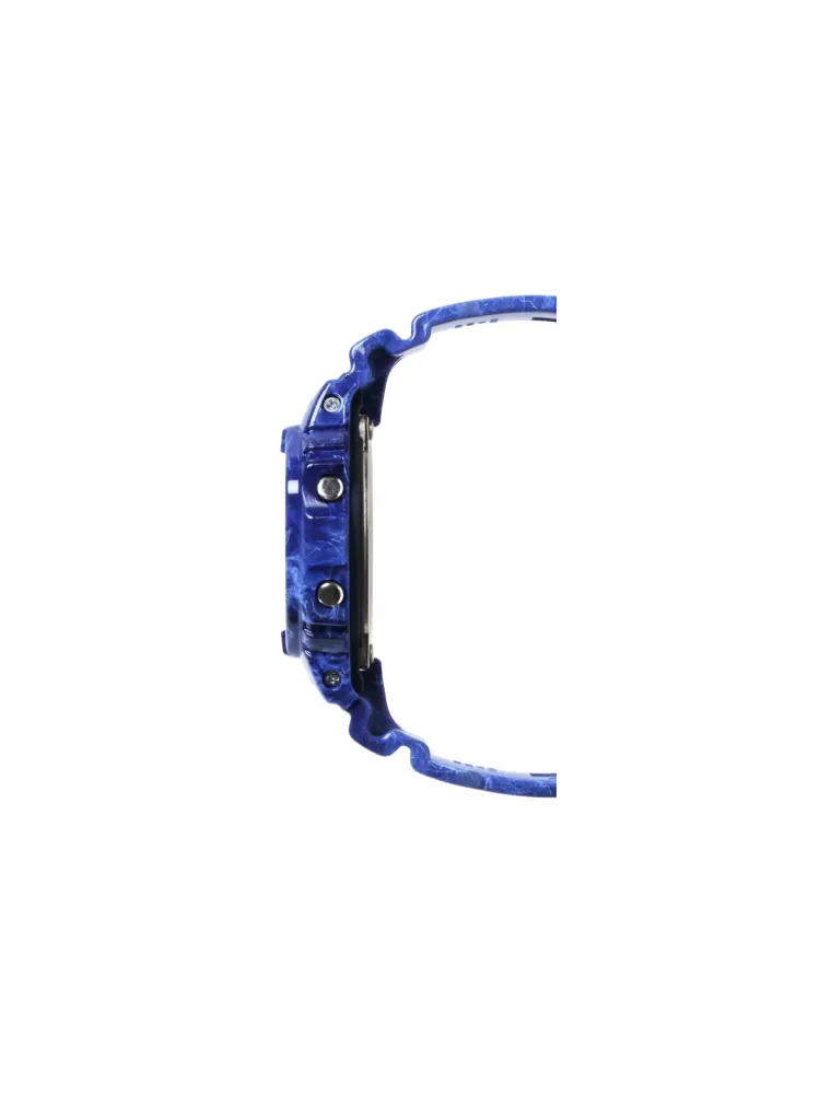 Часы Casio G-Shock синие с узорами в стиле сине-белого фарфора — изображение 5 из 6