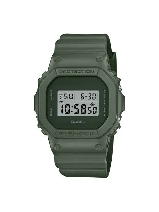 Часы CASIO G-Shock Square 'Green' — изображение 1 из 4, оттенок зеленый
