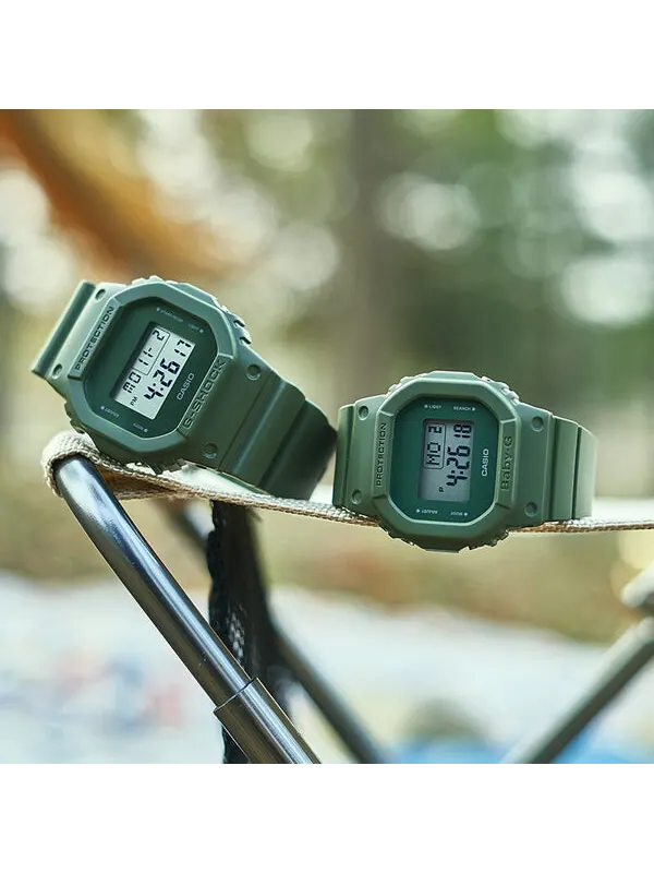 Часы CASIO G-Shock Square 'Green' — изображение 3 из 4, оттенок зеленый