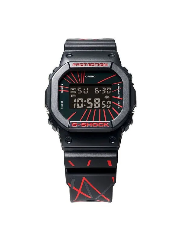 Часы g-shock digital 'black' Casio — изображение 1 из 4, оттенок черный/красный