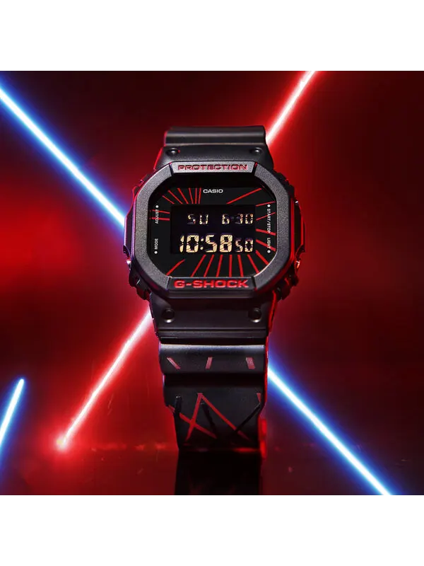 Часы g-shock digital 'black' Casio — изображение 2 из 4, оттенок черный/красный