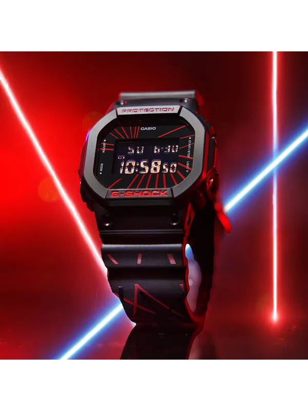 Часы g-shock digital 'black' Casio — изображение 3 из 4, оттенок черный/красный