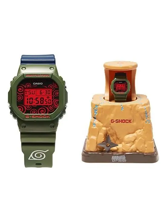 Часы CASIO G-Shock Square 'Green' — изображение 1 из 4, оттенок зеленый