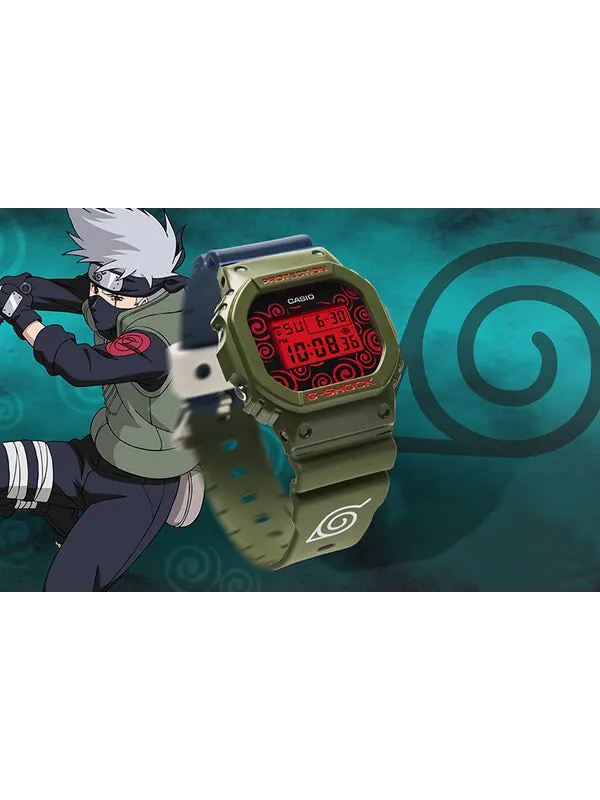 Часы CASIO G-Shock Square 'Green' — изображение 2 из 4, оттенок зеленый