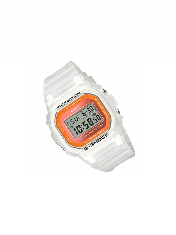Часы Casio G-Shock «Skeleton Series», арт. DW-5600LS-7 — изображение 2 из 4, оттенок оранжевый