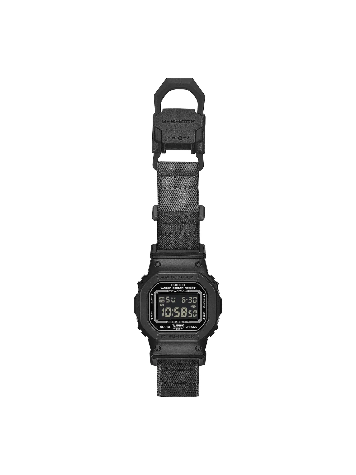 Часы CASIO G-Shock 5600 Series Digital 'Black' DW-5600MNC-1 — изображение 2 из 2, оттенок черный