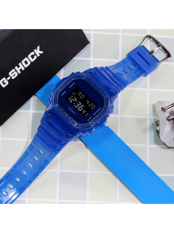 Часы CASIO G-Shock Square 'Blue' — изображение 4 из 4, оттенок синий