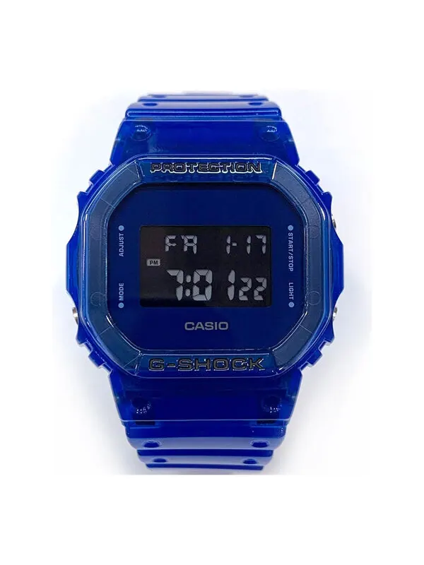 Часы CASIO G-Shock Square 'Blue' — изображение 1 из 4, оттенок синий