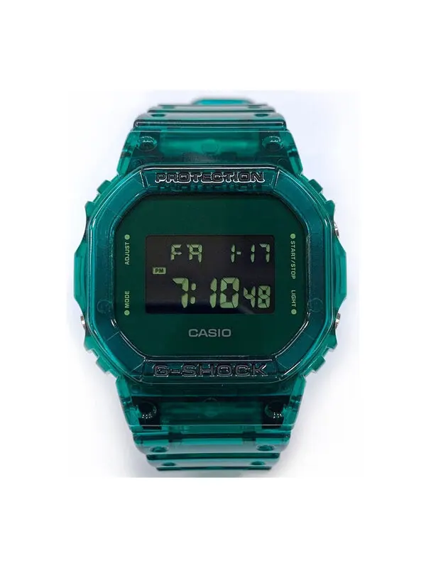 Часы CASIO G-Shock Square 'Green' — изображение 1 из 4, оттенок зеленый