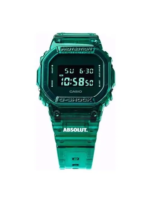 Часы CASIO G-Shock Square 'Green' — изображение 1 из 4, оттенок зеленый