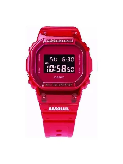 Часы CASIO G-Shock Square 'Pink' — изображение 1 из 4, оттенок красный