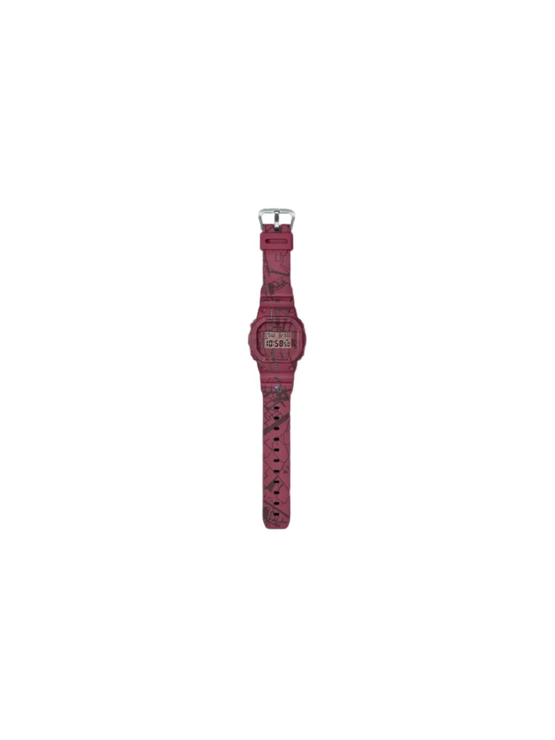 Часы Casio G-Shock «Treasure Hunt», арт. DW-5600SBY-4 — изображение 3 из 5, оттенок красный