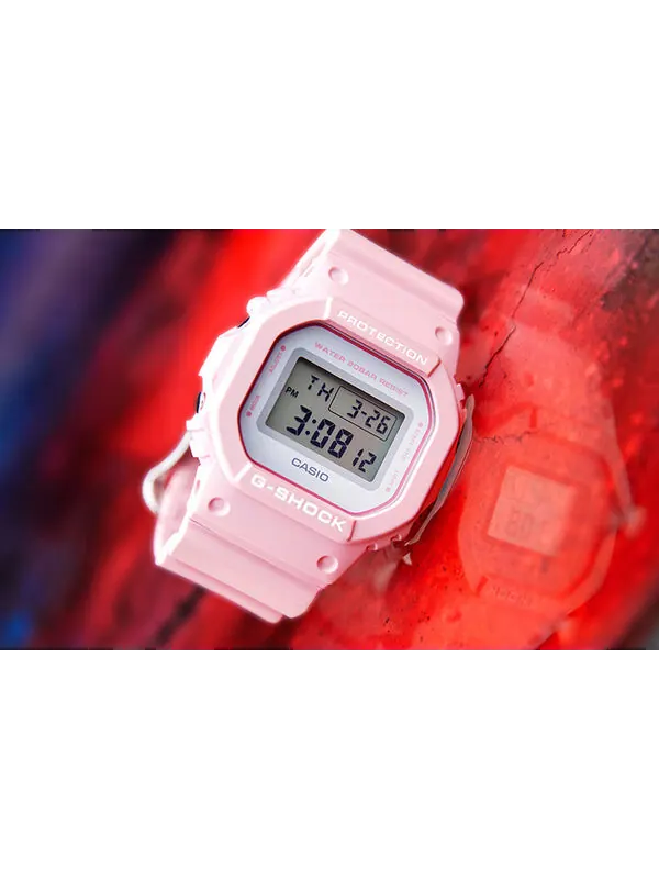 Часы Casio G-Shock, арт. DW-5600SC-4PR — изображение 3 из 4, оттенок красный