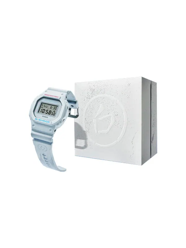 Часы Casio G-Shock, арт. DW-5600SC-8PRB — изображение 2 из 2, оттенок синий, зеленый