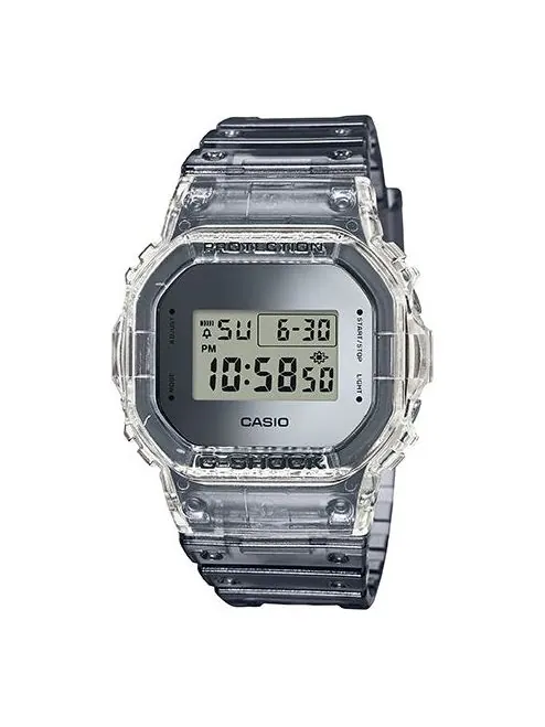 Часы Casio G-Shock, арт. DW-5600SK-1PRS — изображение 1 из 6, оттенок серебряный