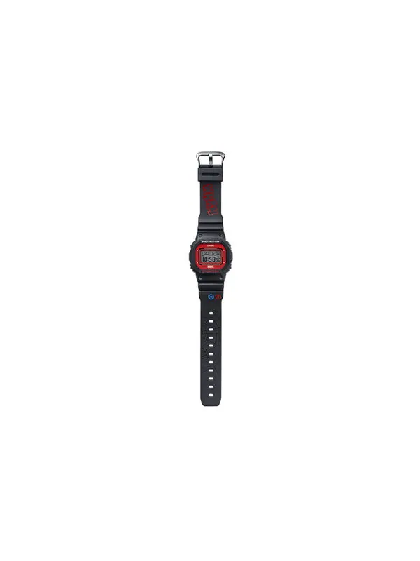 Часы CASIO G-Shock Square 'Black Red' — изображение 3 из 4, оттенок черный/красный