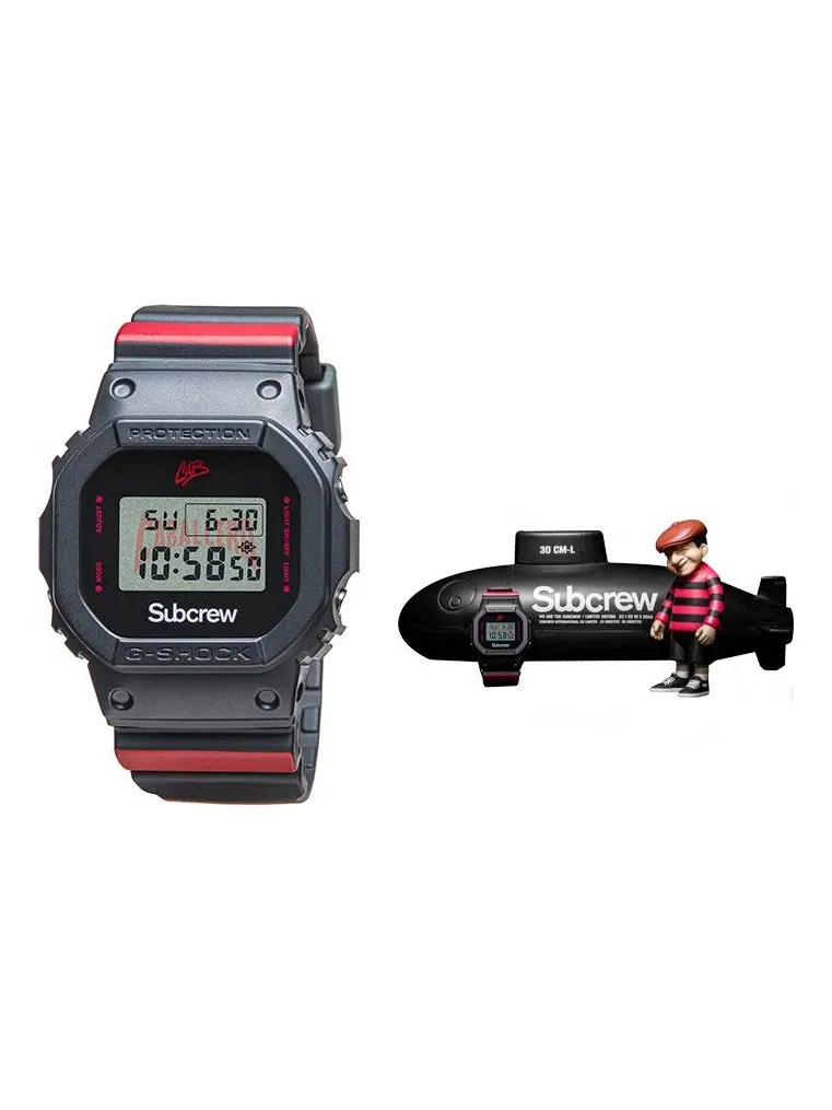 Часы CASIO G-Shock Square 'Black' — изображение 1 из 4, оттенок черный