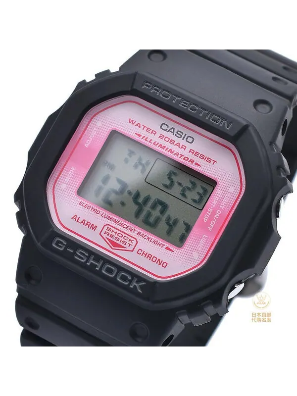 Часы CASIO G-Shock Square 'Black Pink' — изображение 4 из 4, оттенок черный