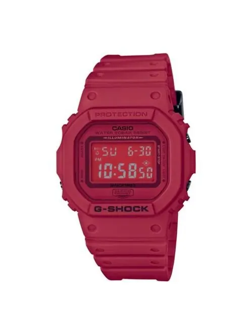 Часы CASIO G-Shock Square 'Red' — изображение 1 из 4, оттенок розовый
