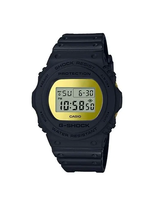 Часы CASIO G-Shock Digital 'Black Gold' — изображение 1 из 4, оттенок золотисто-черный