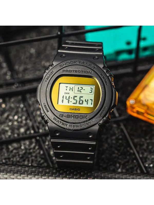 Часы CASIO G-Shock Digital 'Black Gold' — изображение 3 из 4, оттенок золотисто-черный