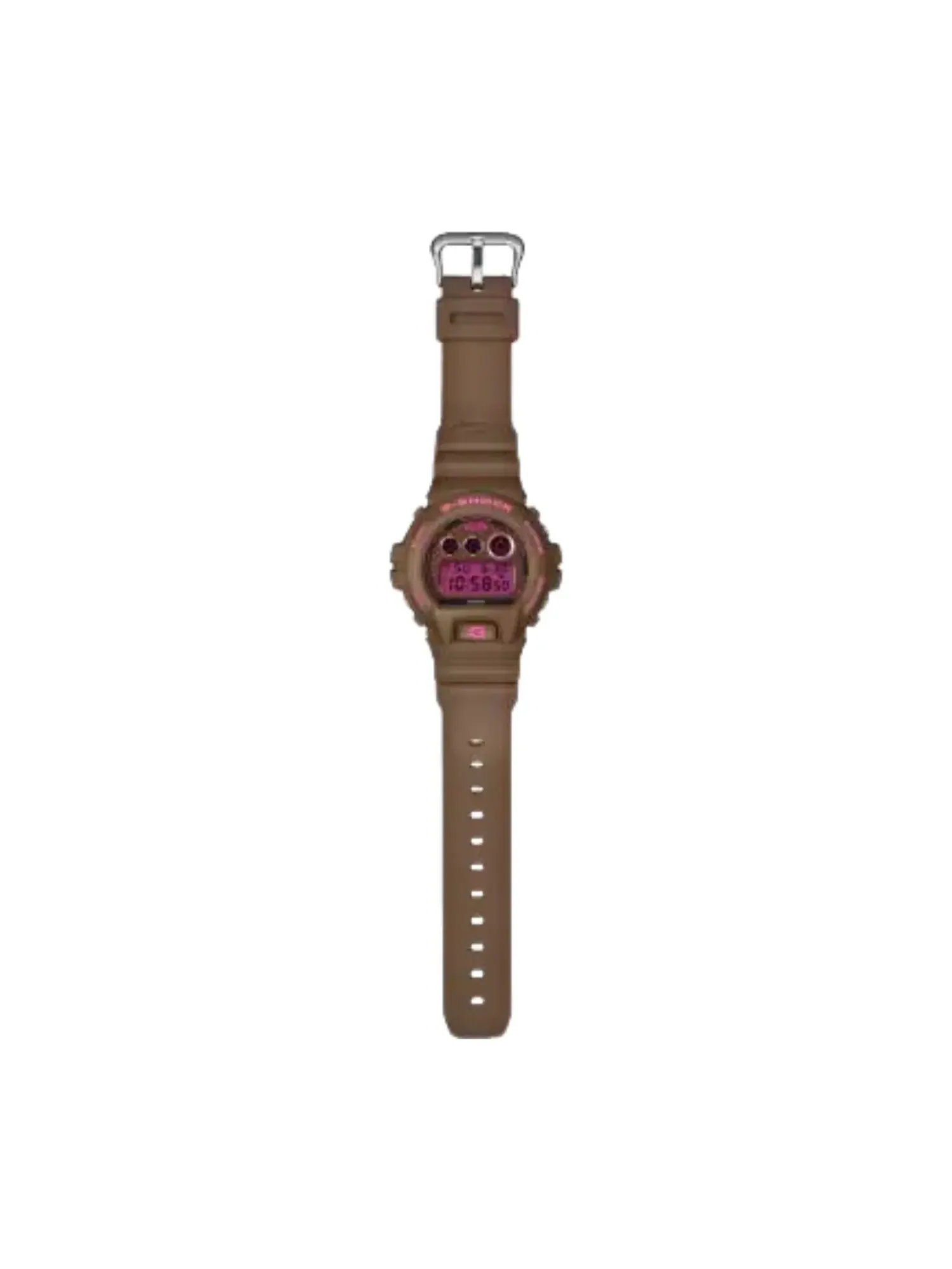 Часы CASIO G-SHOCK x Hardies NYC 6900 Series 'Brown Pink' — изображение 6 из 6, оттенок коричневый