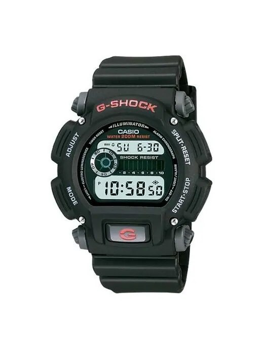 Часы CASIO G-Shock Digital 'Black' — изображение 1 из 4, оттенок черный