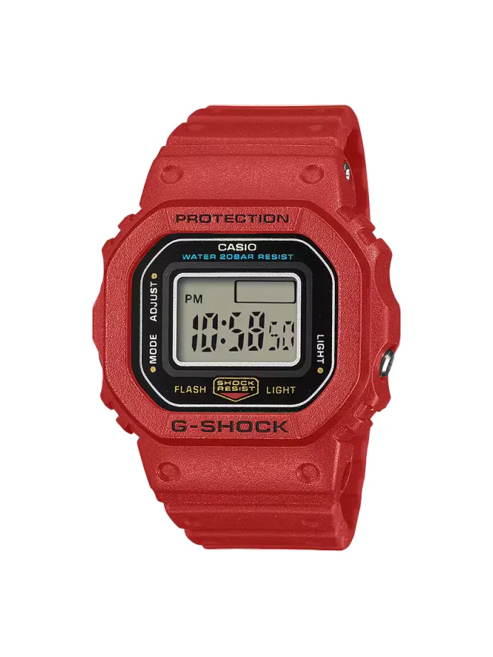 Casio G-SHOCK DWN-5600 Нано-кольцо «Красное» — изображение 1 из 5, оттенок красный