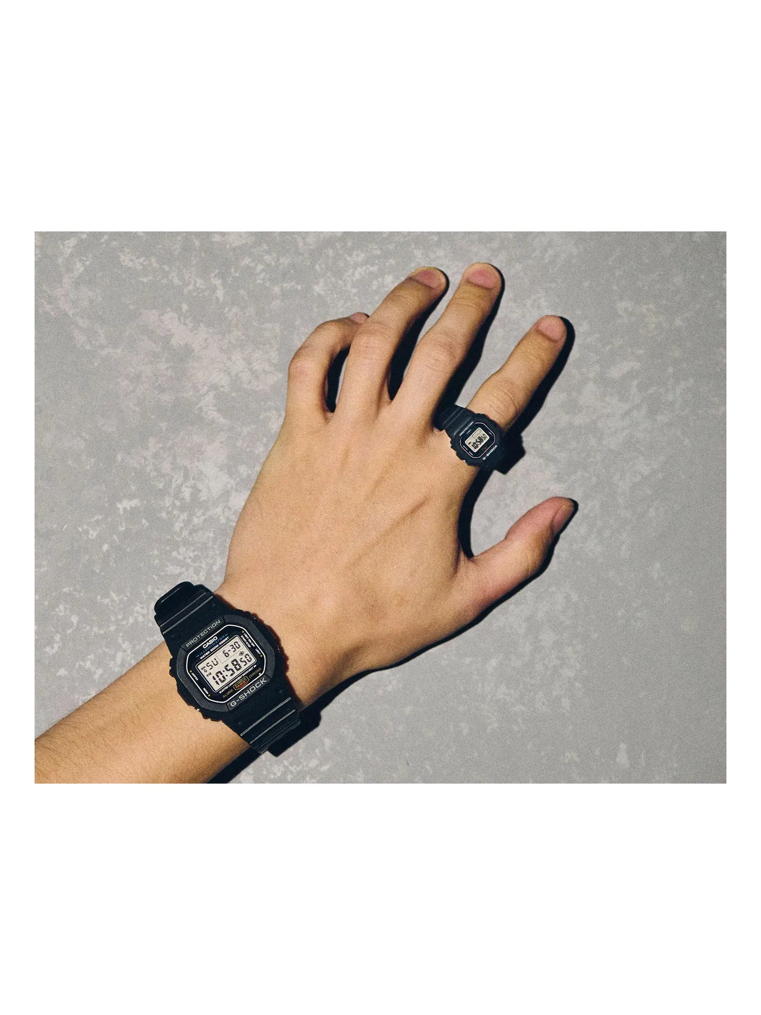 Casio G-SHOCK DWN-5600 Нано-кольцо «Красное» — изображение 4 из 5, оттенок красный
