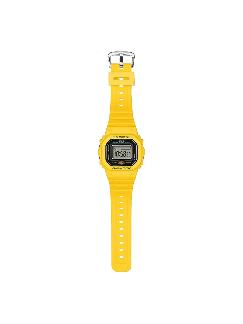 Нано-кольцо Casio G-SHOCK DWN-5600 «Желтое» — изображение 2 из 5, оттенок желтый