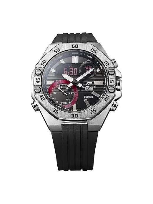 Часы CASIO EDIFICESeries Men'ses Mens Black Analog — изображение 1 из 4, оттенок черный