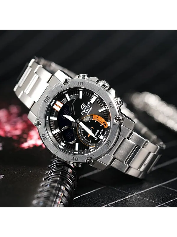 Часы Casio Analog-Digital Watch 'Silver Black' — изображение 3 из 4, оттенок серебристый