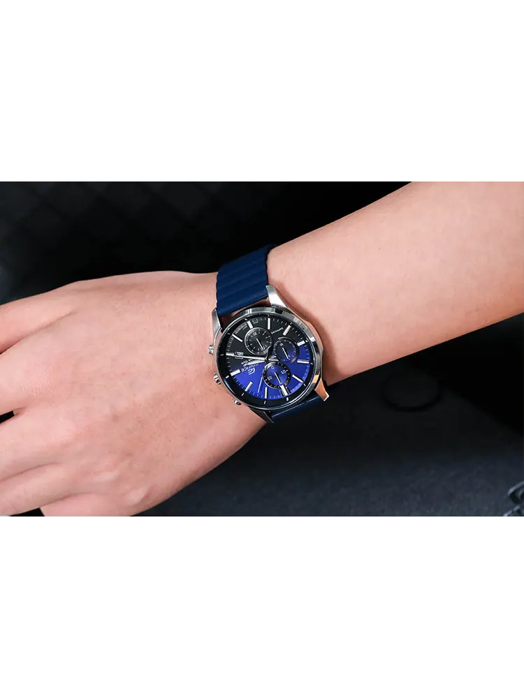 Часы CASIO Quartz Waterproof Sapphire Crystal EDIFICE Mens Blue Analog — изображение 8 из 8, оттенок синий