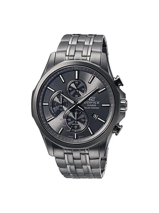 Часы CASIO EDIFICE Series Vintage Sportses Men s Quartz Waterproof Mens Black Analog — изображение 1 из 3, оттенок черный