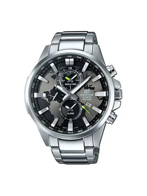 Часы CASIO Quartz Waterproof EDIFICE Stainless Steel Strap Sapphire Crystal Solar Powered Mens — изображение 1 из 4