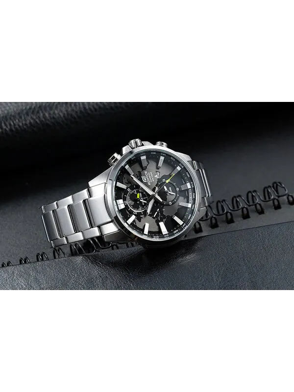 Часы CASIO Quartz Waterproof EDIFICE Stainless Steel Strap Sapphire Crystal Solar Powered Mens — изображение 2 из 4
