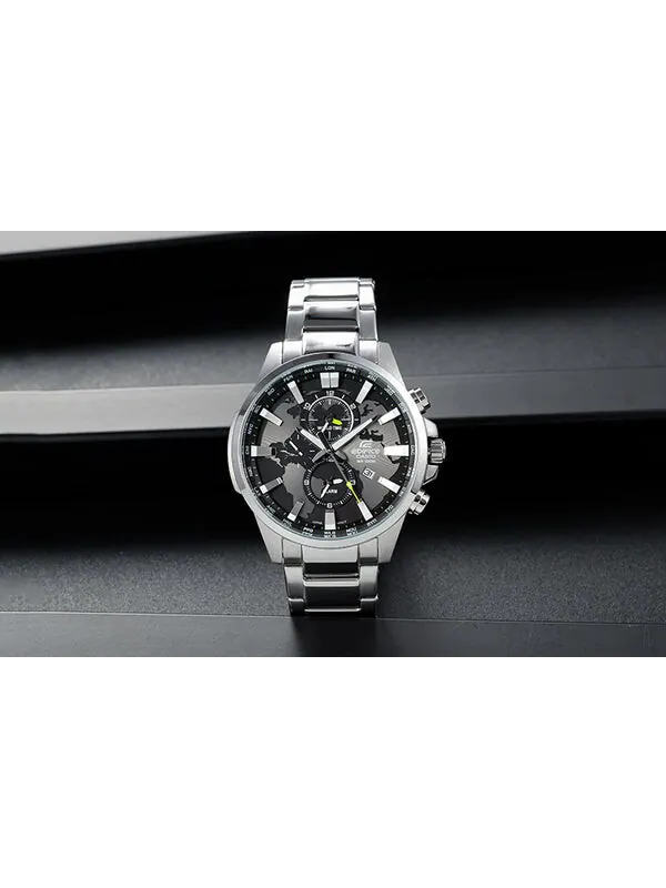 Часы CASIO Quartz Waterproof EDIFICE Stainless Steel Strap Sapphire Crystal Solar Powered Mens — изображение 4 из 4