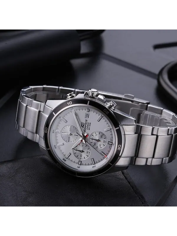 Часы Casio Edifice, арт. EFR-526D-7AV — изображение 3 из 4, оттенок серебряный