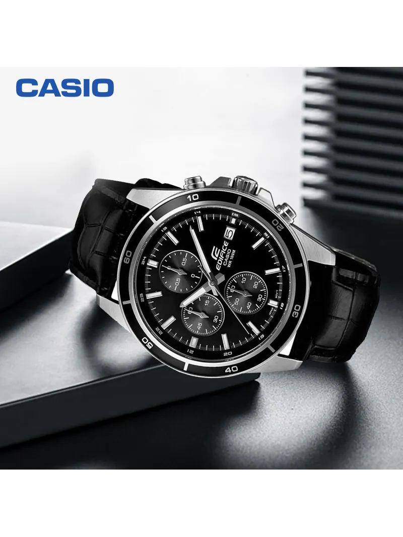 Часы Casio Edifice, арт.EFR-526L-1AV — изображение 4 из 9, оттенок черный