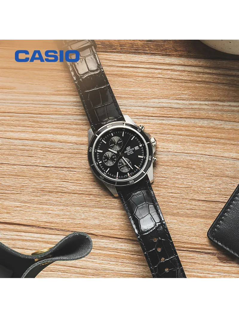 Часы Casio Edifice, арт.EFR-526L-1AV — изображение 5 из 9, оттенок черный