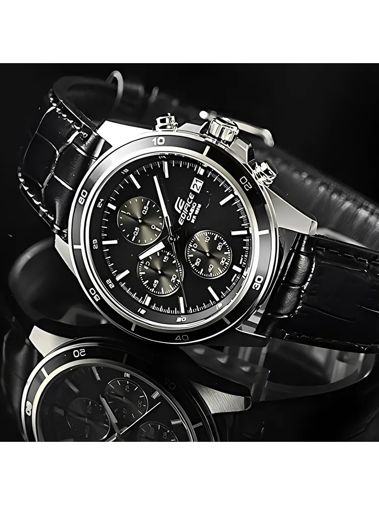 Часы Casio Edifice, арт.EFR-526L-1AV — изображение 9 из 9, оттенок черный