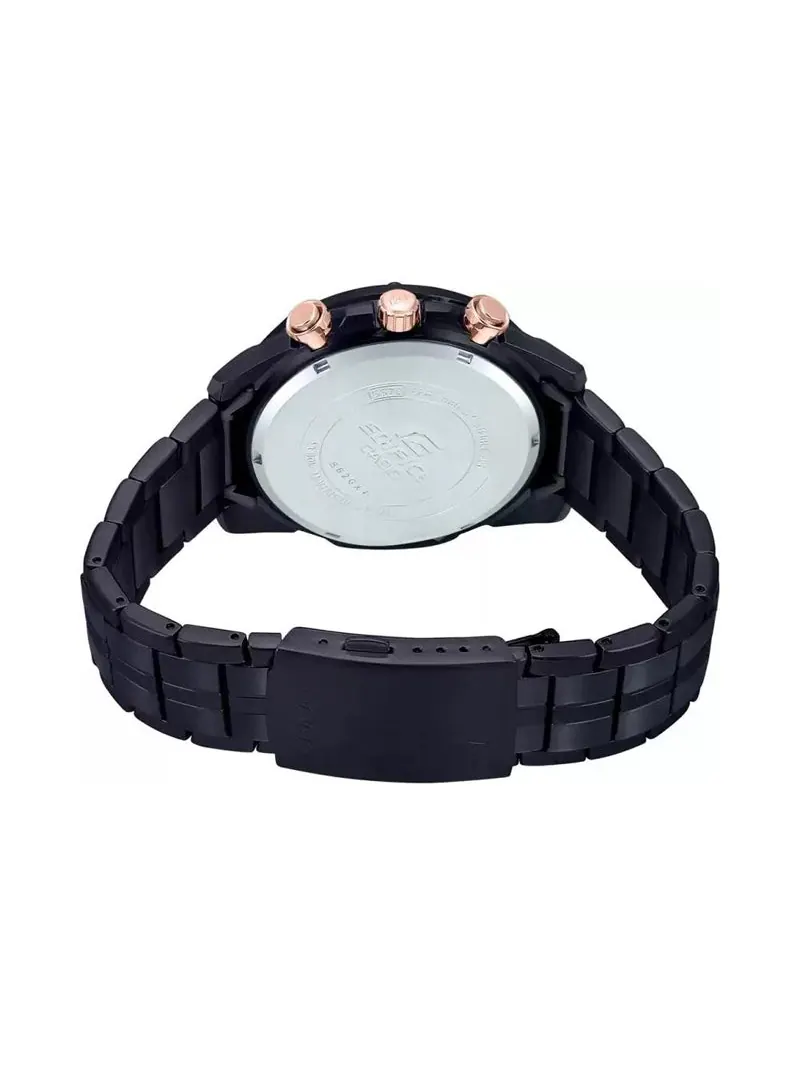 Часы CASIO EDIFICE Waterproof Mens Black/Gold Analog — изображение 4 из 4, оттенок золото