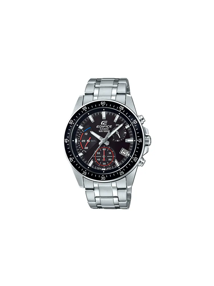 Часы Casio Edifice Standard Chronograph, арт.EFV-540D-1AVUPR, серебро/черный — изображение 2 из 11