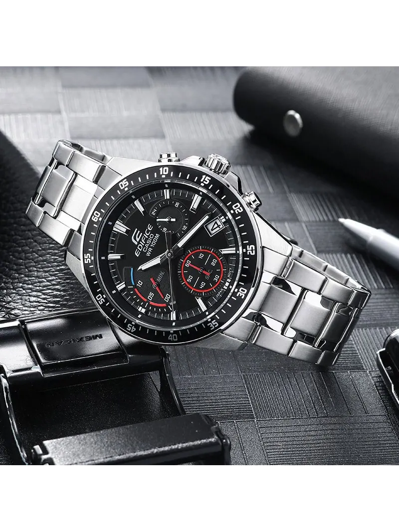 Часы Casio Edifice Standard Chronograph, арт.EFV-540D-1AVUPR, серебро/черный — изображение 8 из 11
